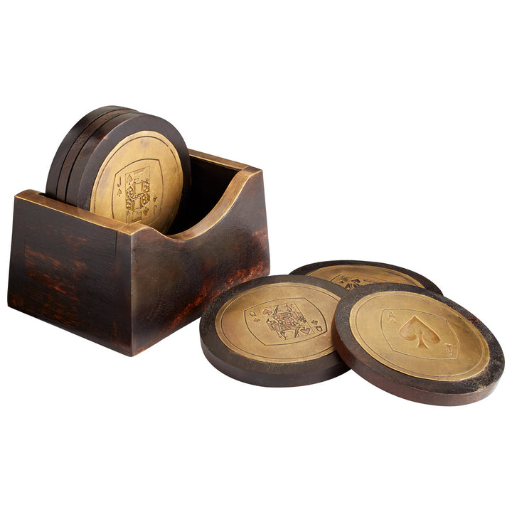 Cyan 08017 Wine & Bar (Accessories) - Black And Brass