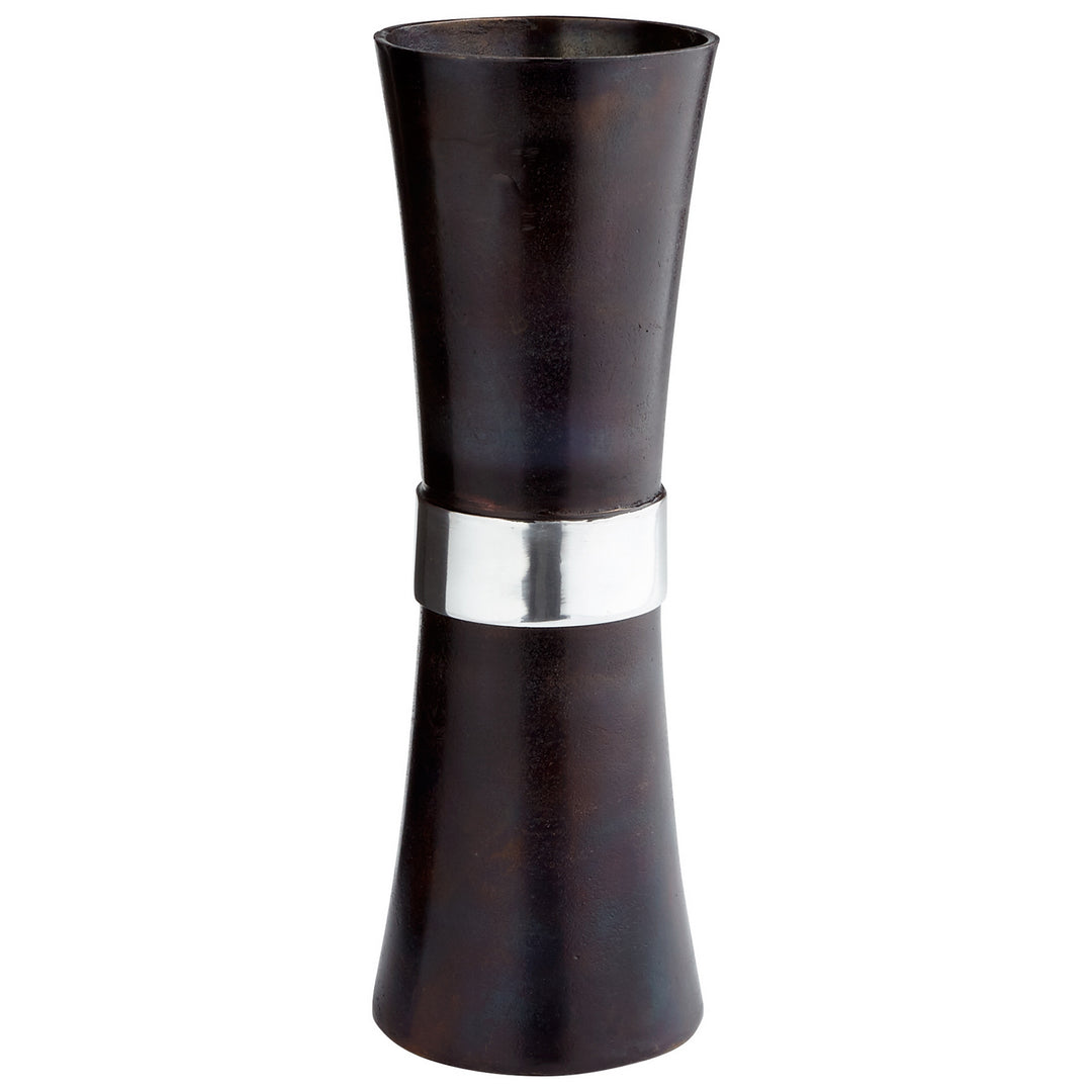 Cyan 08294 Vases & Planters - Bronze And Blue