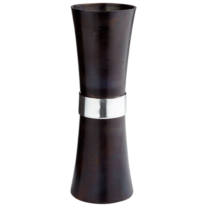 Cyan 08295 Vases & Planters - Bronze And Blue