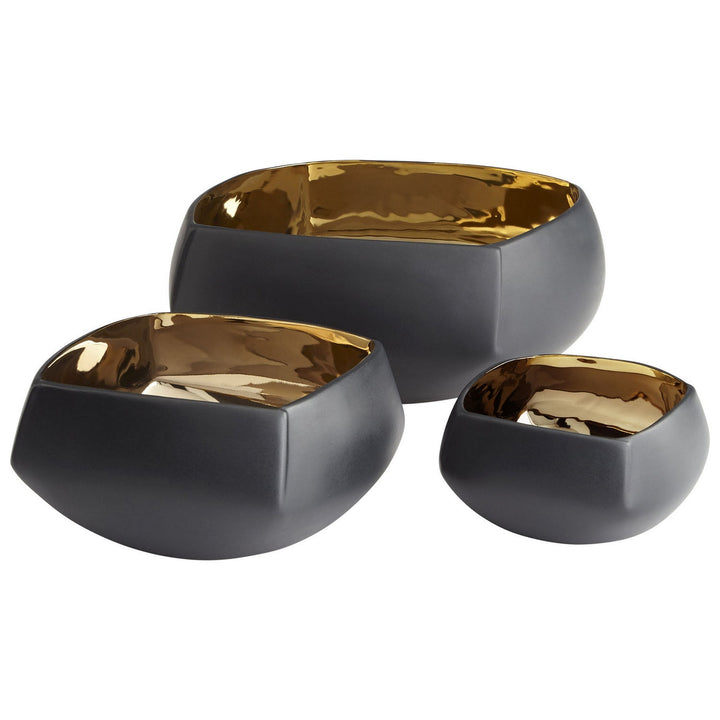 Cyan 08488 Bowls & Plates - Gold