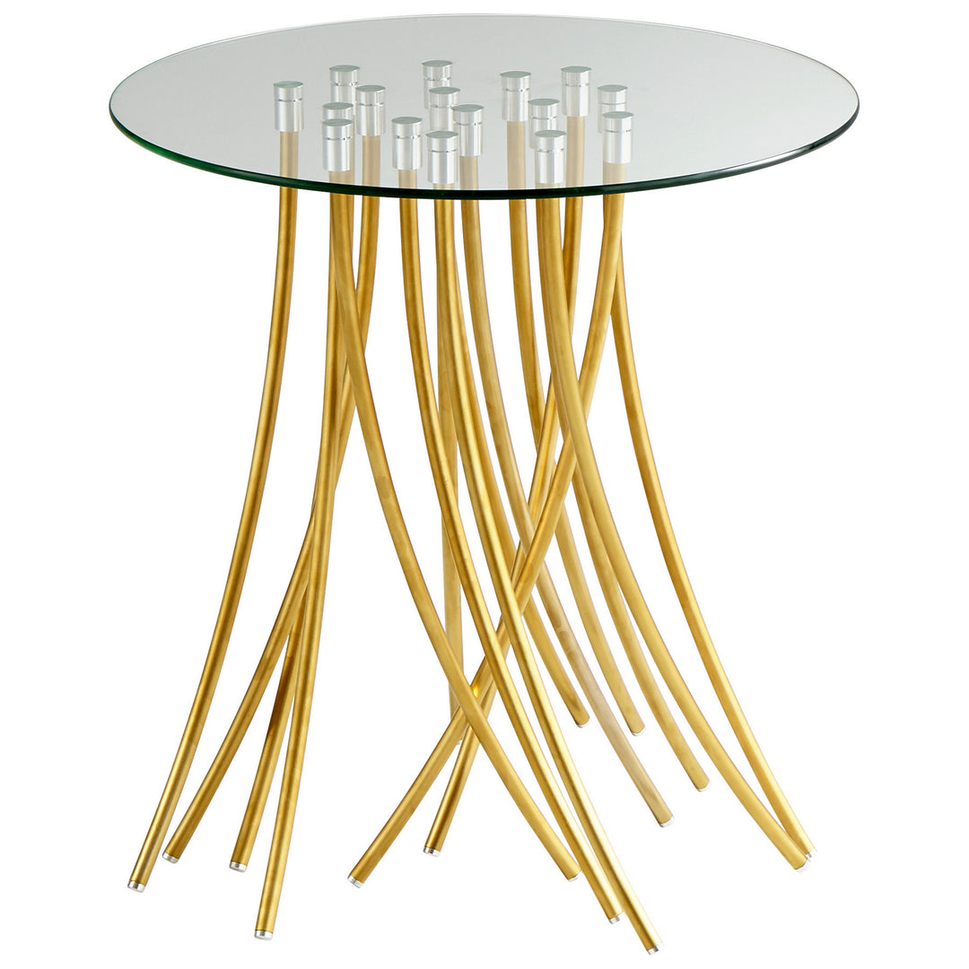 Cyan 08580 Tables - Satin Brass