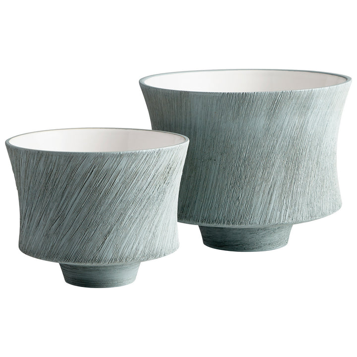 Cyan 08737 Vases & Planters - Oyster Blue