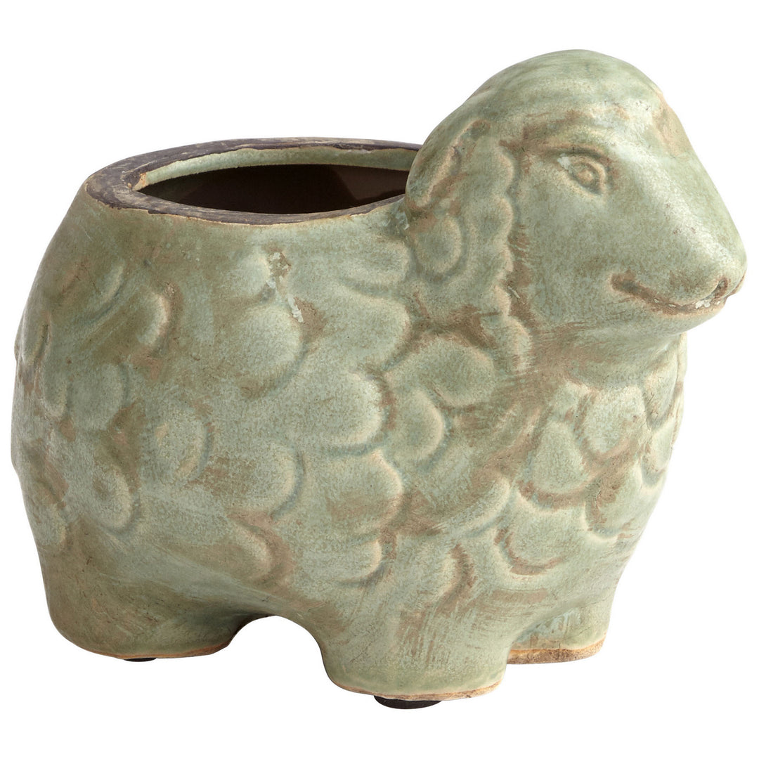Cyan 08763 Vases & Planters - Green Glaze