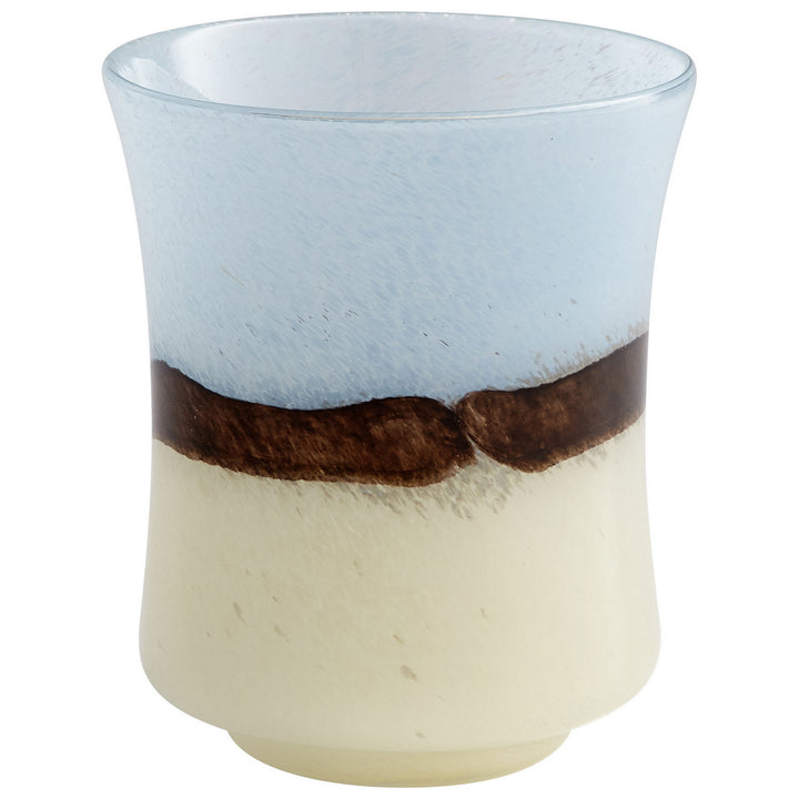 Cyan 08811 Vases & Planters - Brown And Ivory