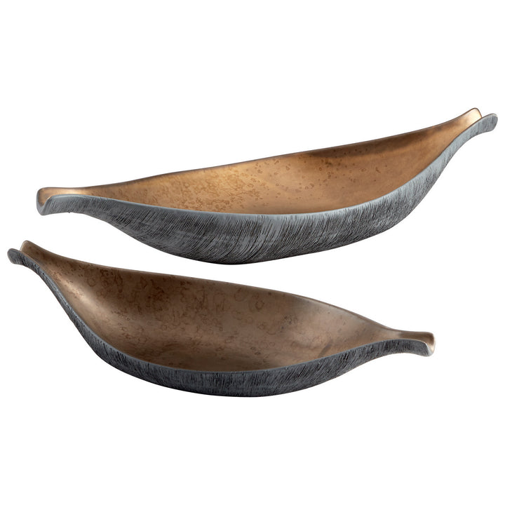 Cyan 09012 Containers & Trays - Charcoal Grey And Bronze