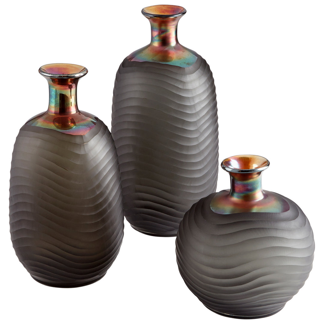 Cyan 09447 Vases & Planters - Iridescent