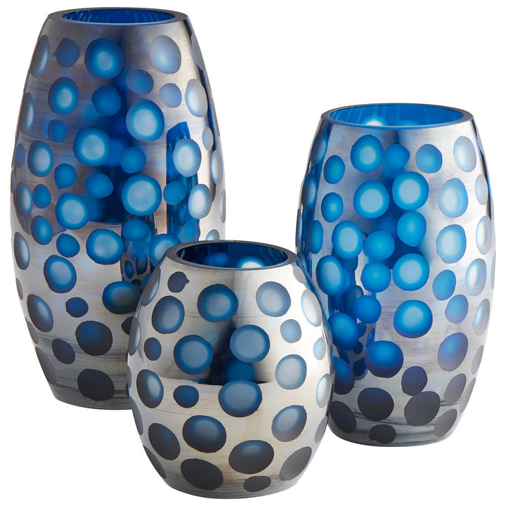 Cyan 09460 Vases & Planters - Blue