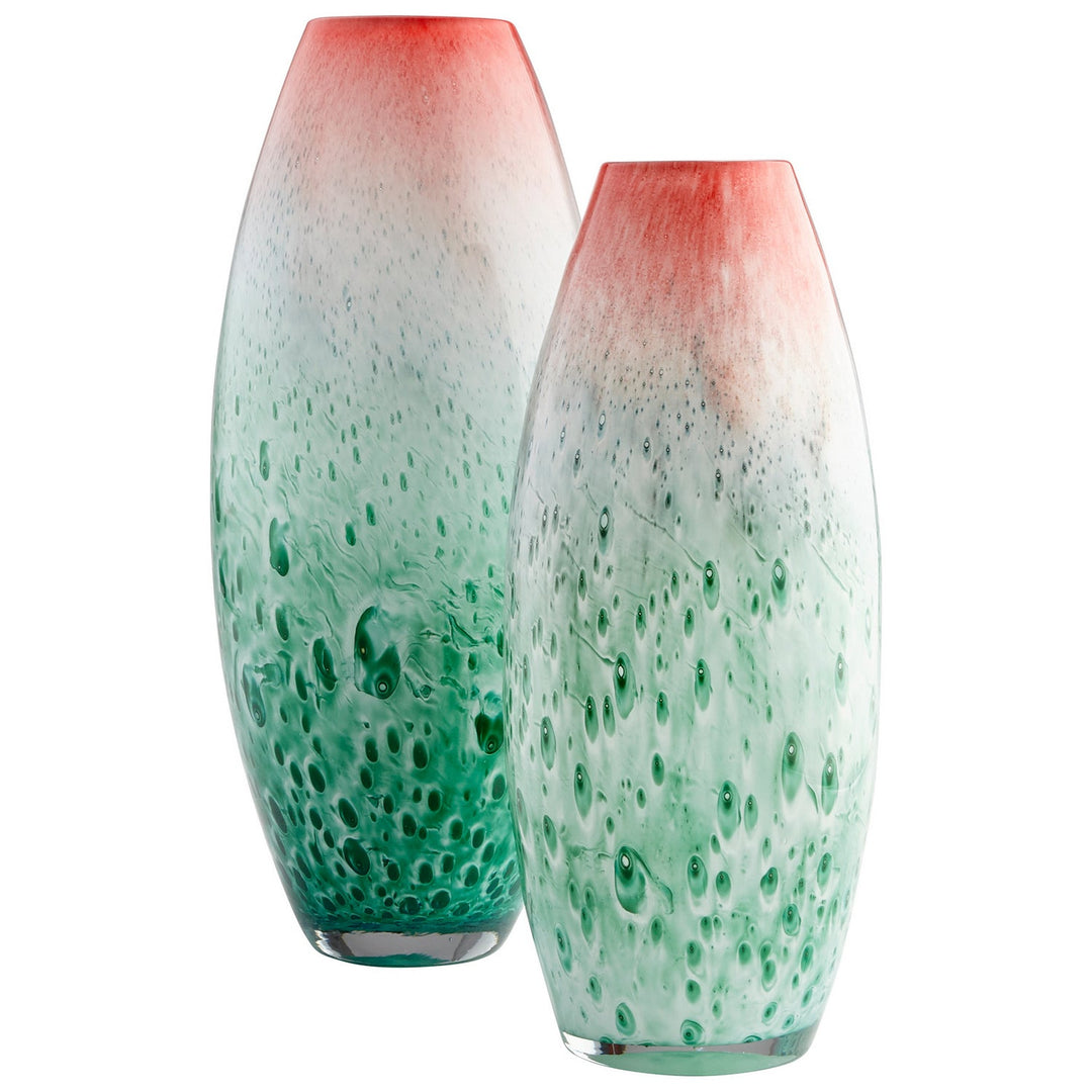 Cyan 09464 Vases & Planters - Red And Green