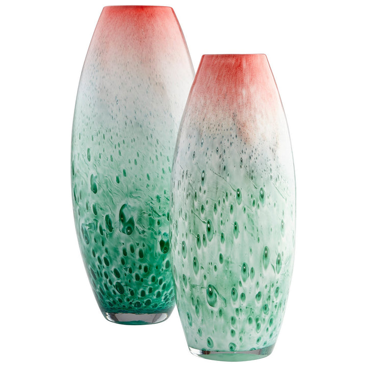 Cyan 09464 Vases & Planters - Red And Green