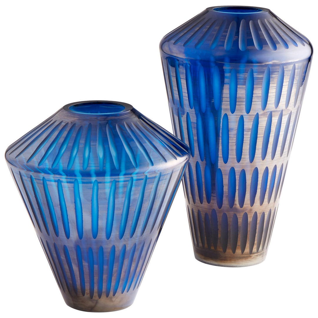 Cyan 09495 Vases & Planters - Blue