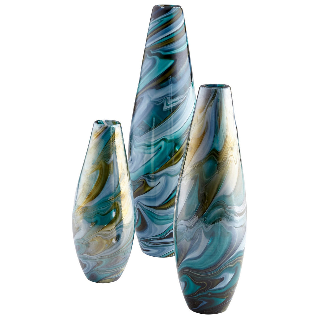 Cyan 09503 Vases & Planters - Multi Colored Blue