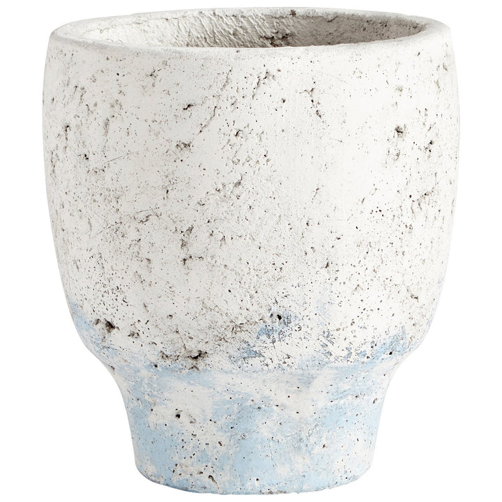 Cyan 09608 Vases & Planters - Antique White Blue Accents