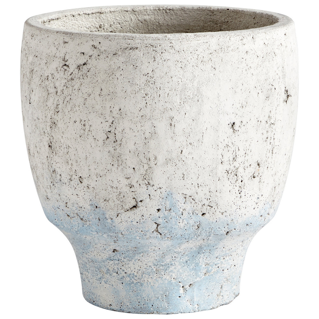 Cyan 09609 Vases & Planters - Antique White Blue Accents