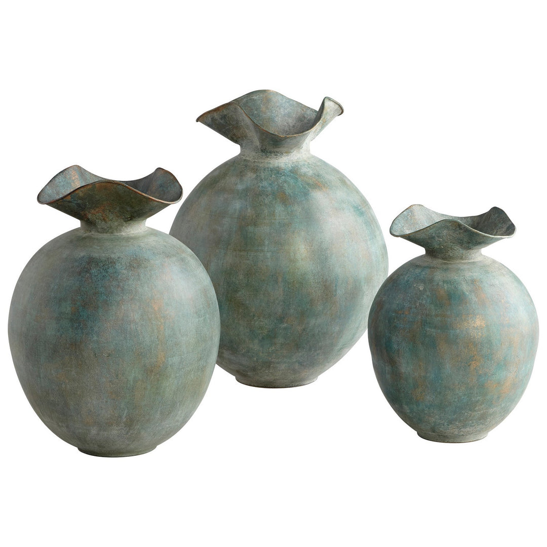 Cyan 09632 Vases & Planters - Gold Patina