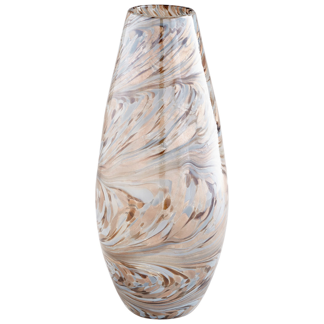 Cyan 09647 Vases & Planters - Metallic Sand Swirl