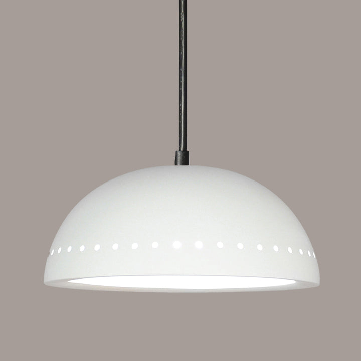 A-19 Islands of Light P306-BCC Pendant Light - Bisque