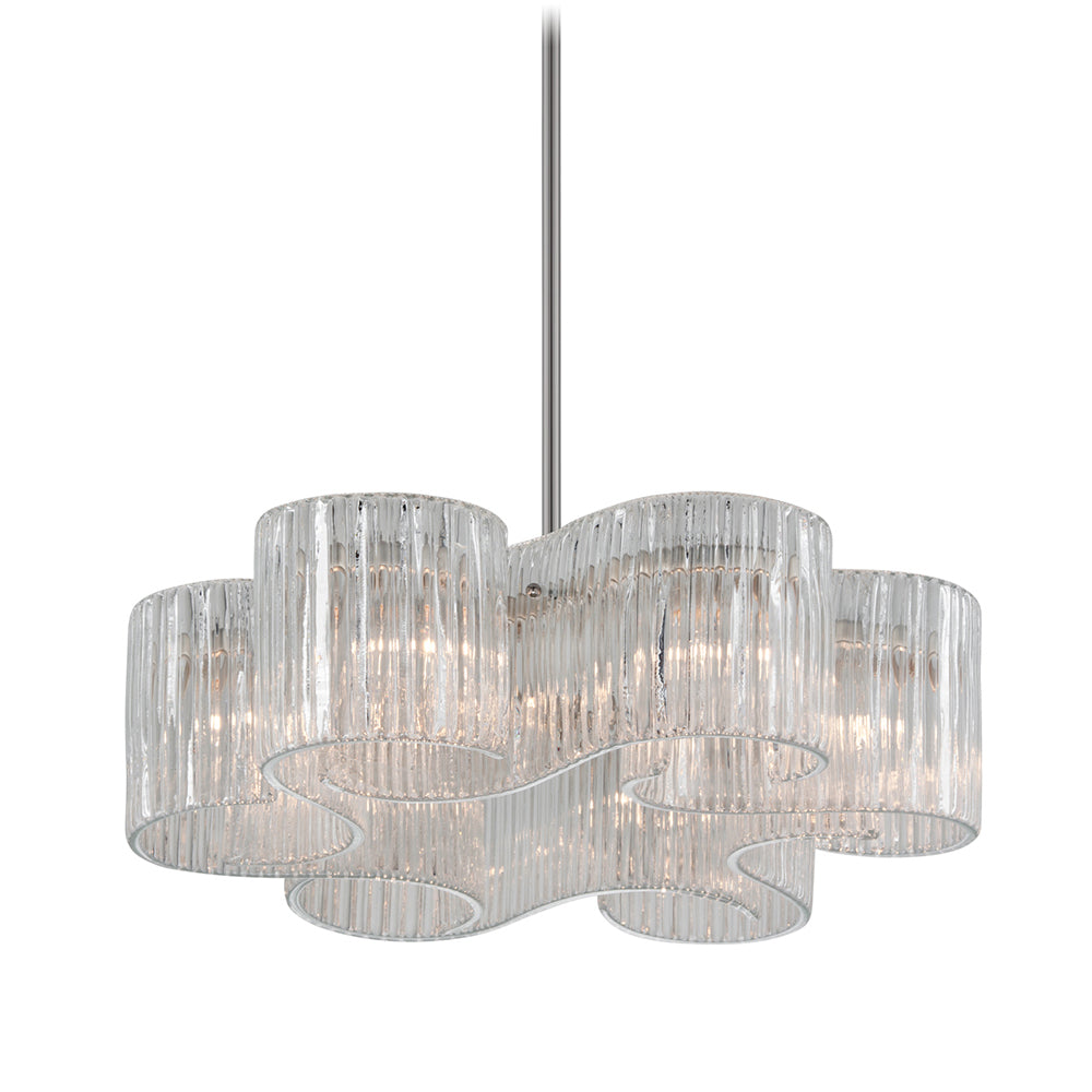 Corbett Circo 240-46-WSL Chandelier Light - Satin Silver Leaf