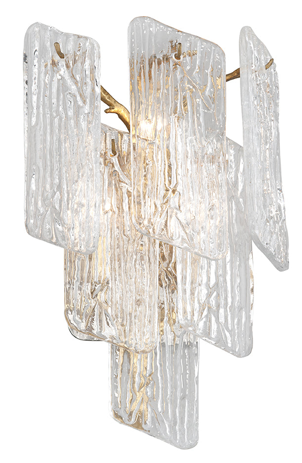 Corbett Piemonte 244-13 Wall Sconce Light - Royal Gold