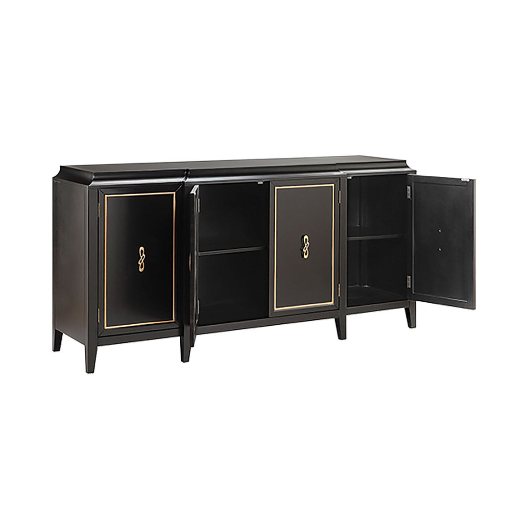 Elk Lighting 13724  Lange Furniture Satin Black