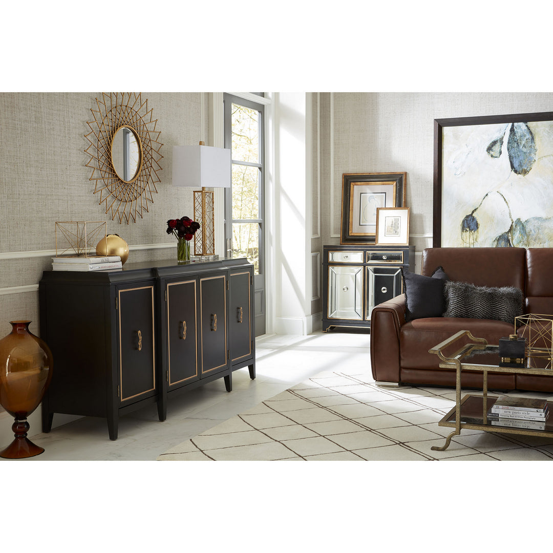 Elk Lighting 13724  Lange Furniture Satin Black