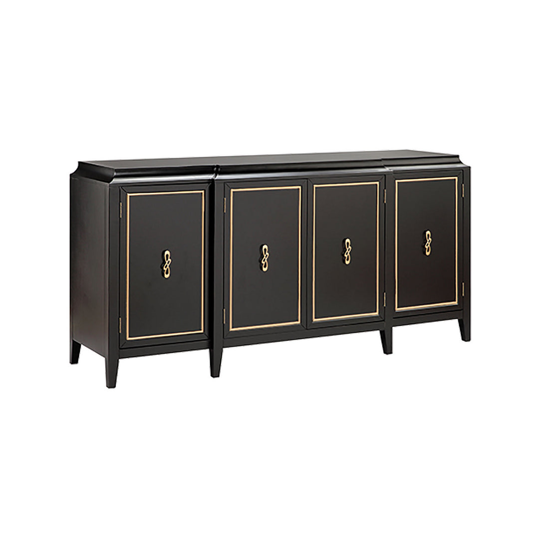 Elk Lighting 13724  Lange Furniture Satin Black