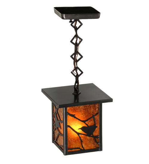 Meyda Tiffany Lighting 83422 Hyde Park One Light Mini Pendant Outdoor Bronze / Dark