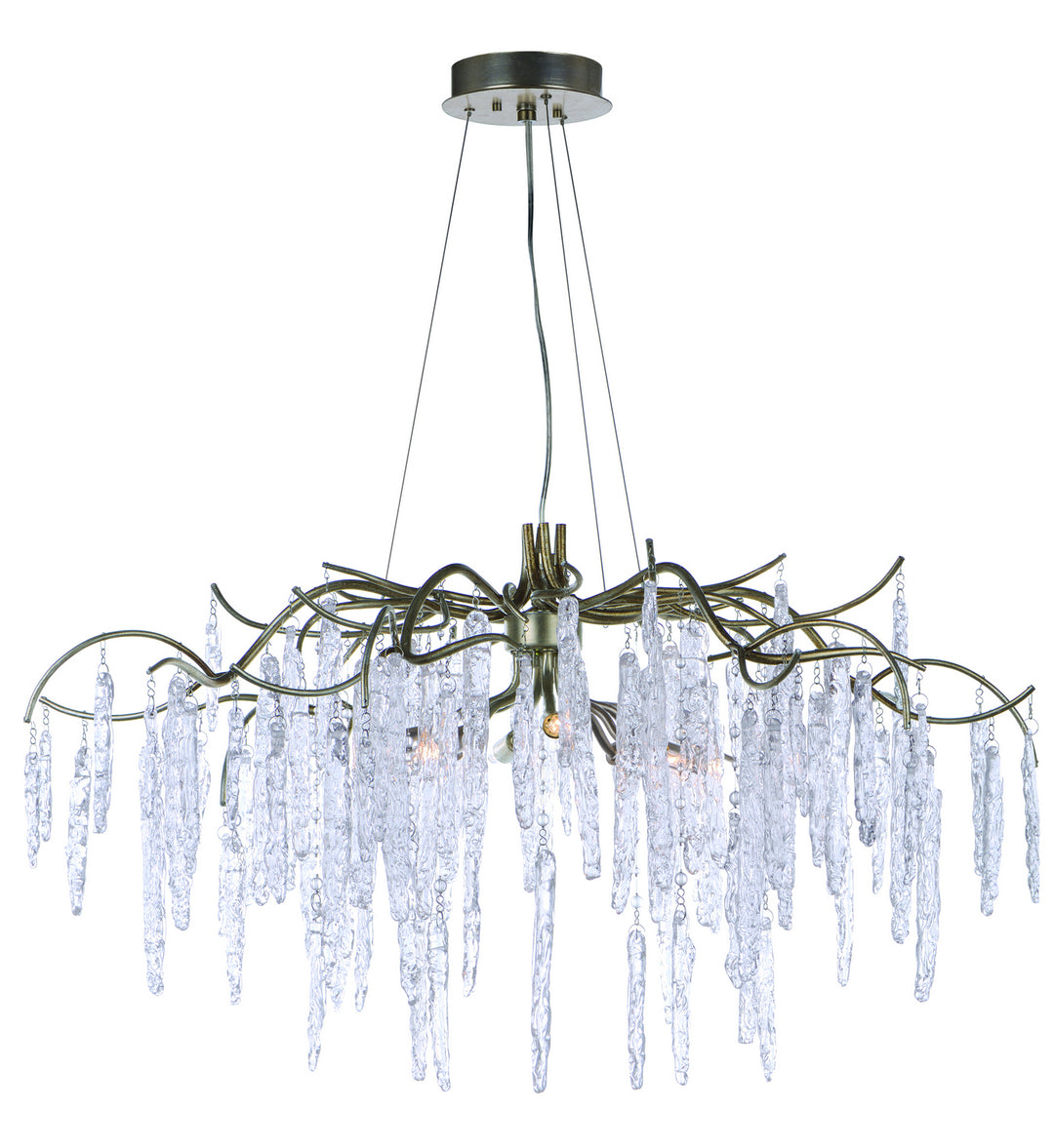Maxim Willow 26284ICSG Chandelier Light - Silver Gold