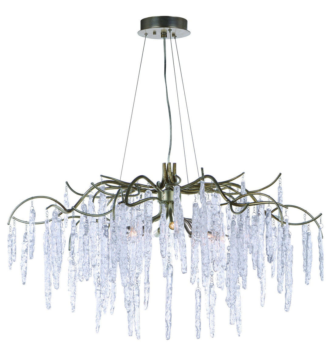 Maxim Willow 26284ICSG Chandelier Light - Silver Gold