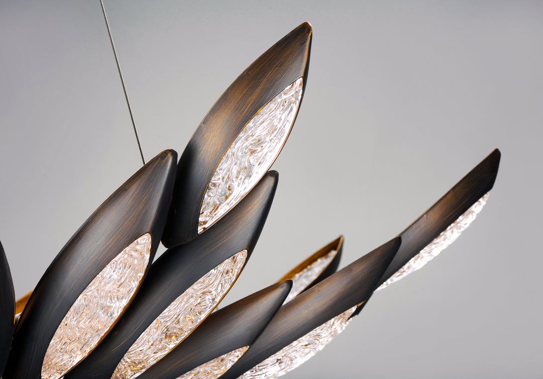 Maxim Lotus 26315ICBRB Pendant Light - Burnished Bronze