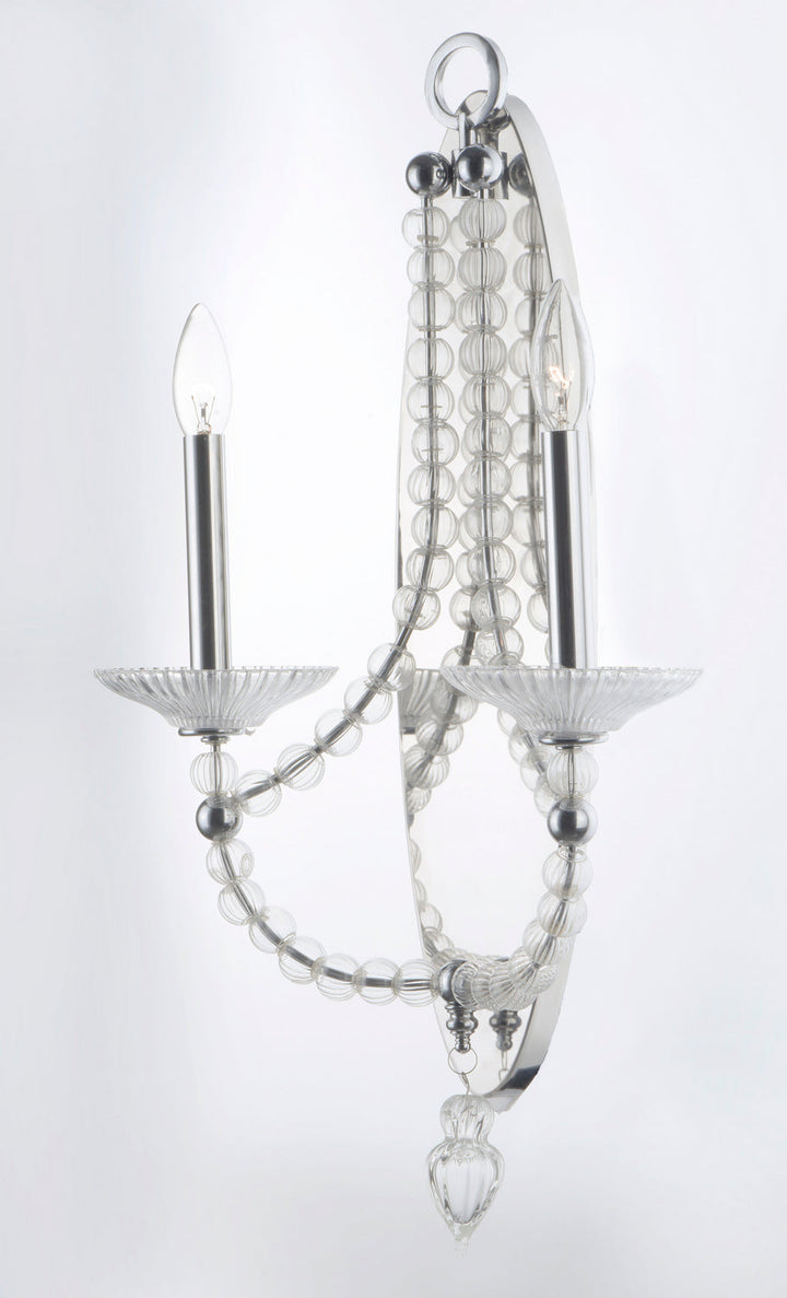 Maxim Paris 30002CLPN Wall Sconce Light - Polished Nickel