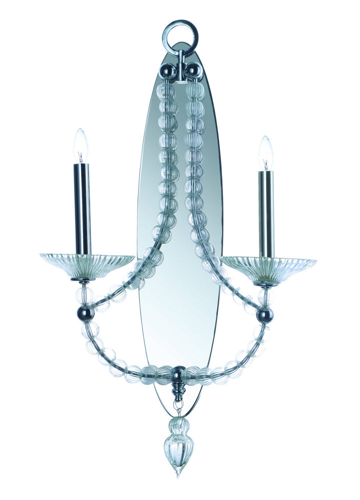 Maxim Paris 30002CLPN Wall Sconce Light - Polished Nickel