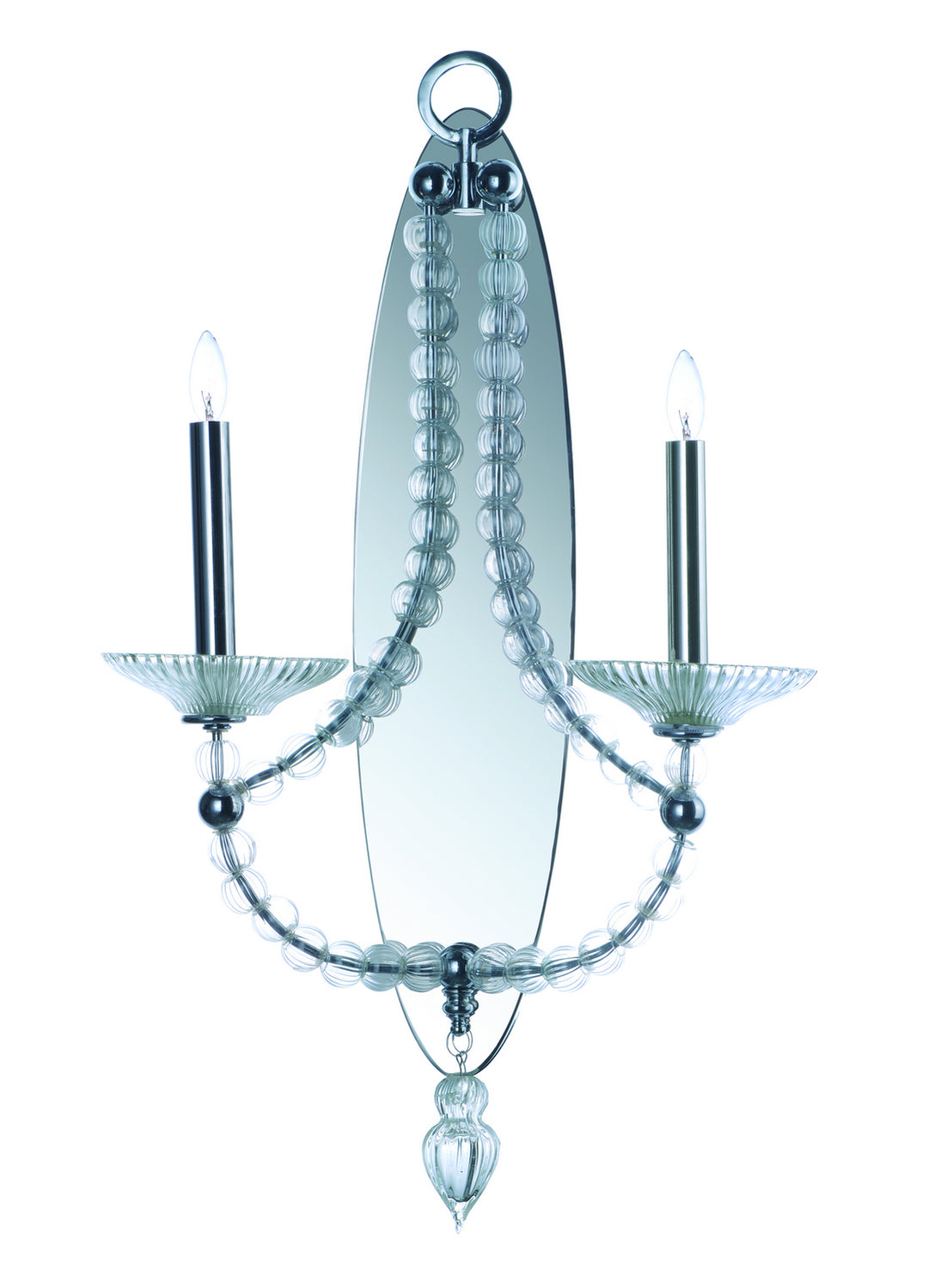 Maxim Paris 30002CLPN Wall Sconce Light - Polished Nickel