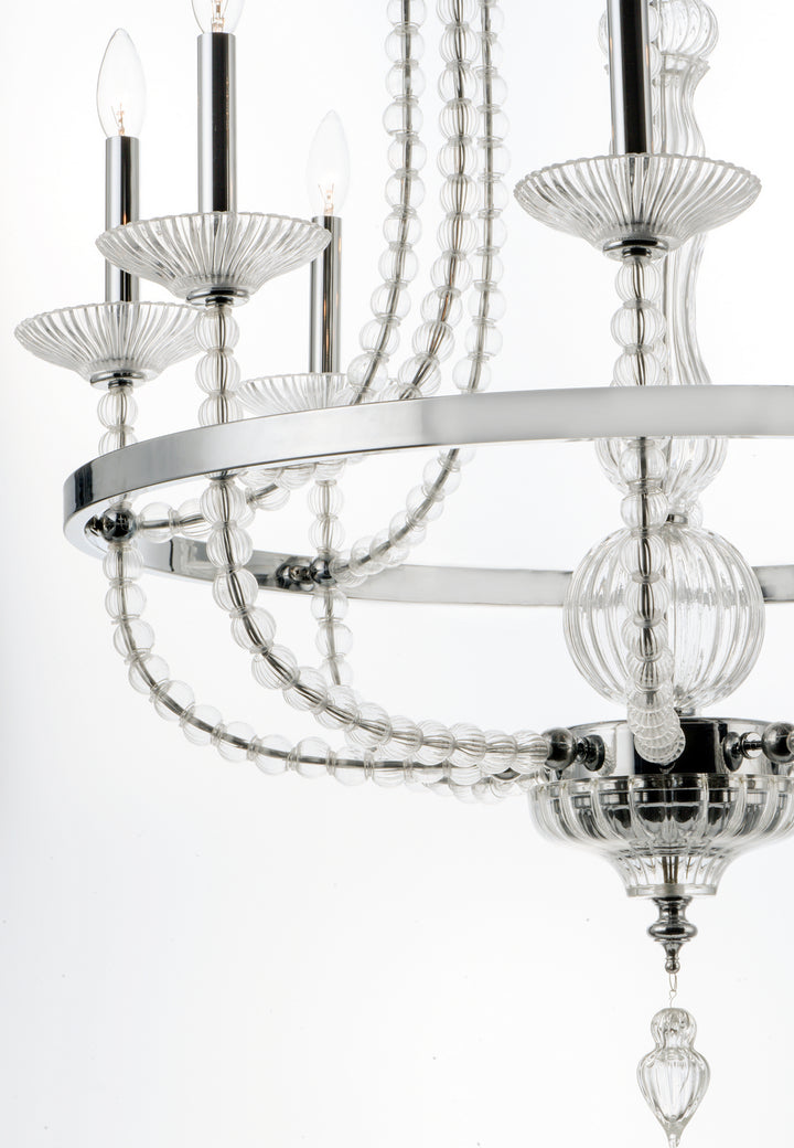 Maxim Paris 30003CLPN Chandelier Light - Polished Nickel