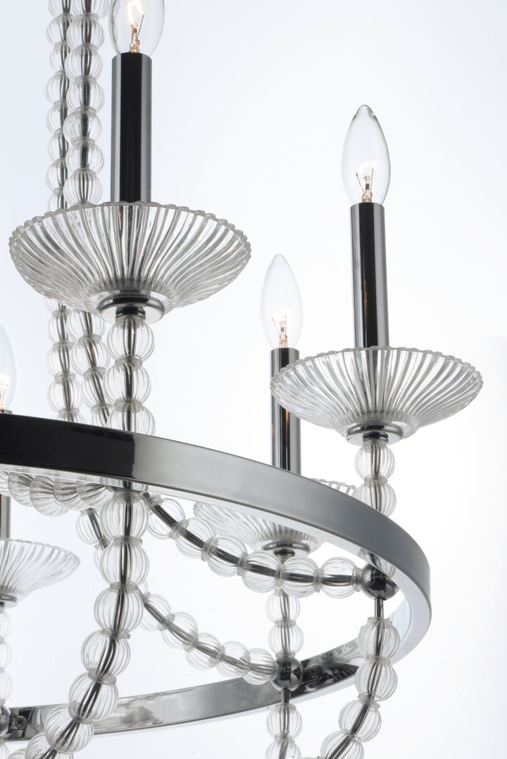 Maxim Paris 30003CLPN Chandelier Light - Polished Nickel