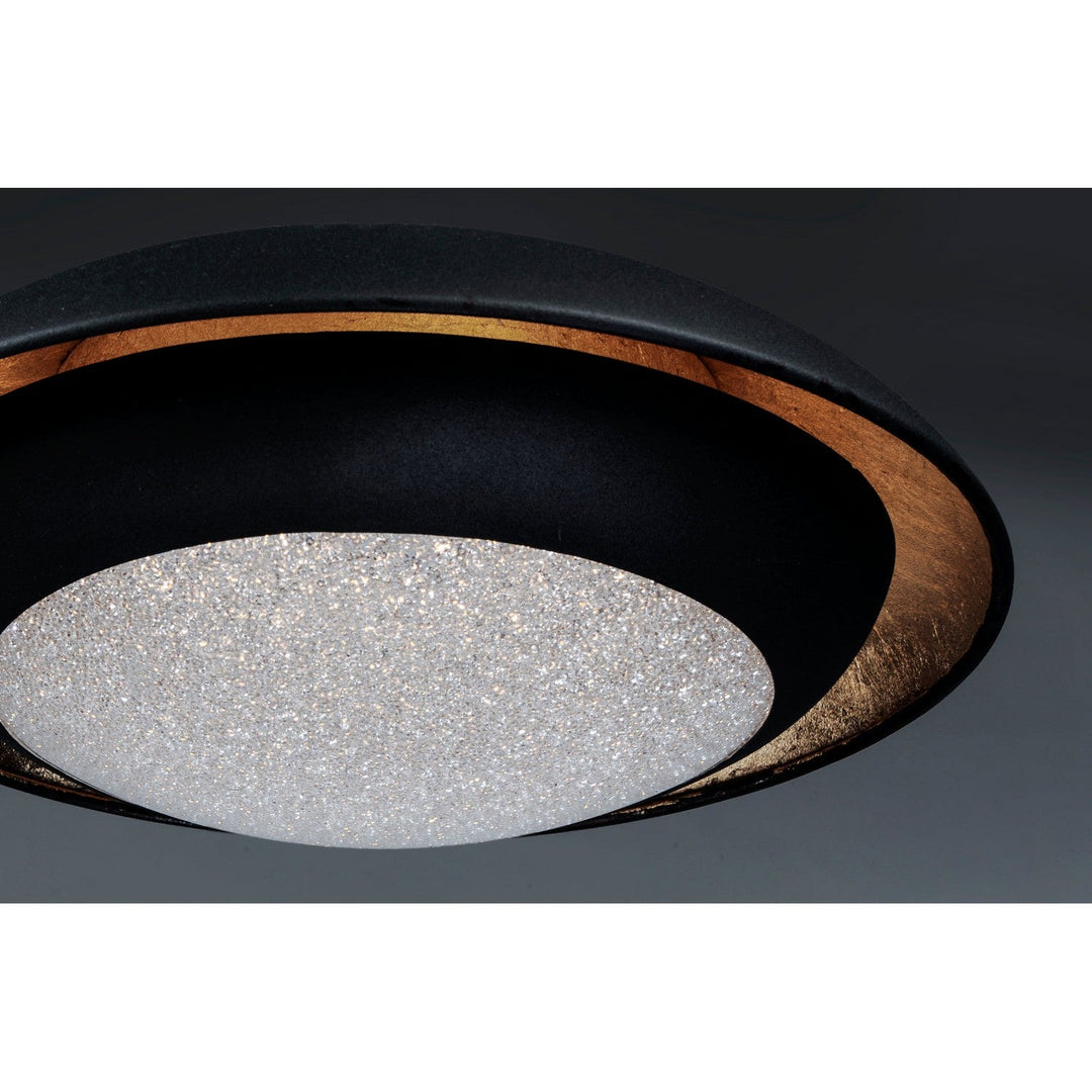Maxim Iris 35074CYGLBK Ceiling Light - Gold Leaf / Black