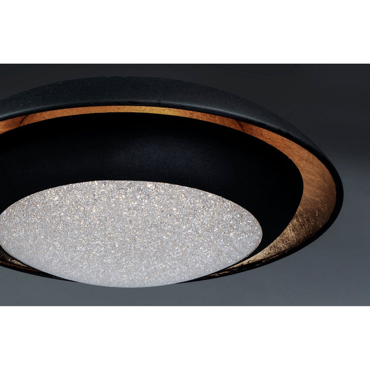 Maxim Iris 35074CYGLBK Ceiling Light - Gold Leaf / Black