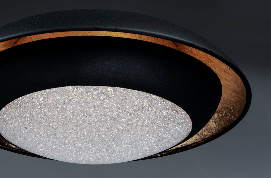 Maxim Iris 35074CYGLBK Ceiling Light - Gold Leaf / Black