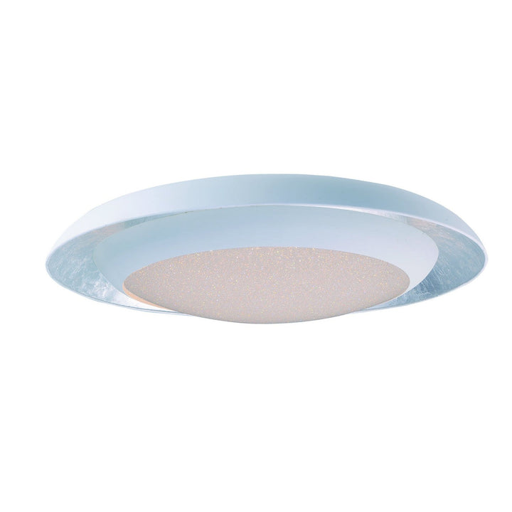 Maxim Iris 35078CYSLWT Ceiling Light - Silver Leaf / White