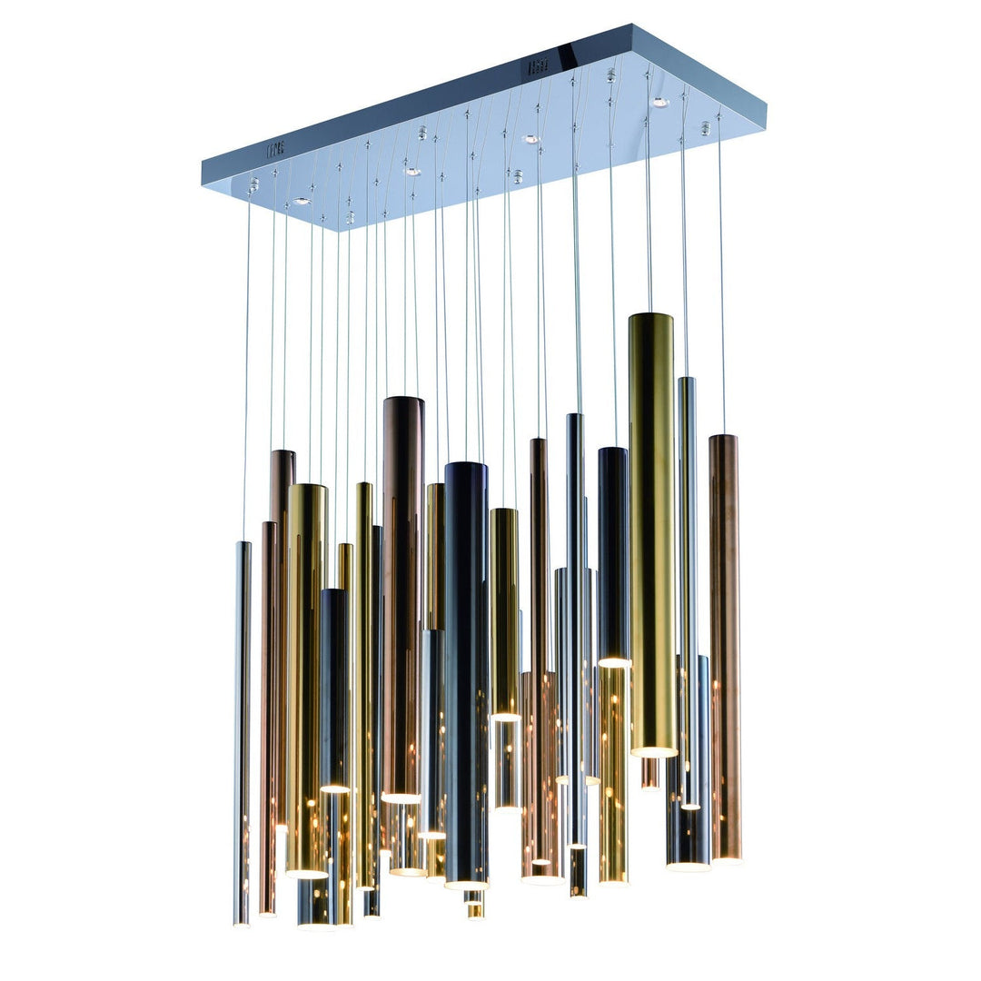 ET2 by Maxim Flute E10017-MPLT Pendant Light - Multi-Plated