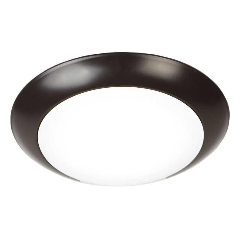 Westgate Lighting DLS6-30K-BR  Led Disk Light Utility Light Bronze / Dark