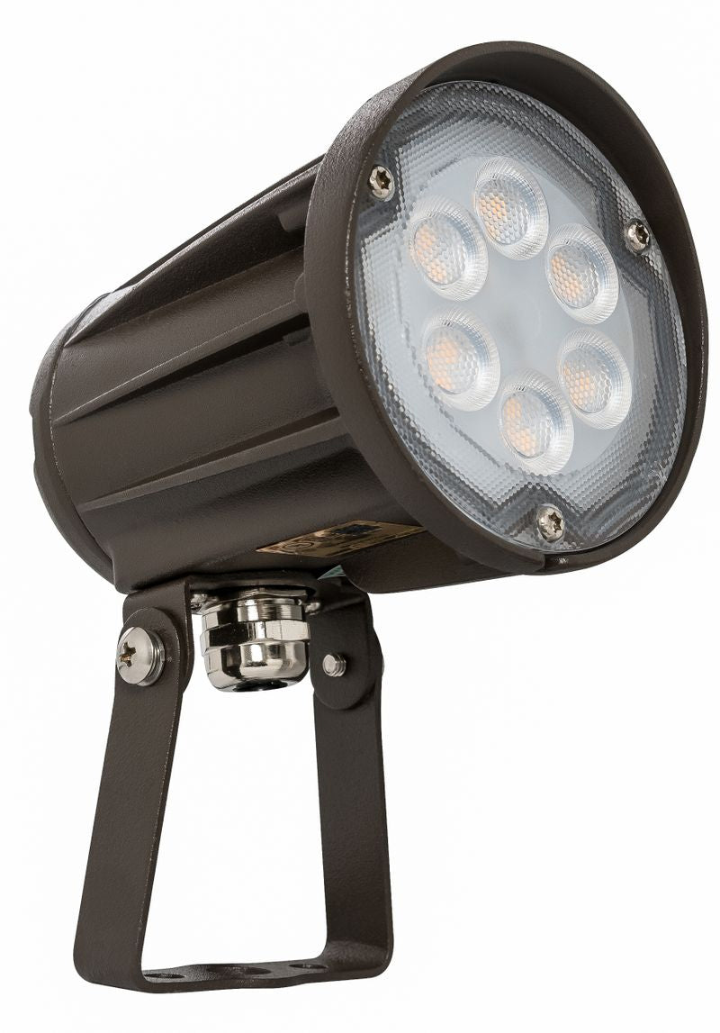 Westgate Lighting FLD2-15CW-TR  Led Bullet Flood Lights Landscape Light Bronze / Dark