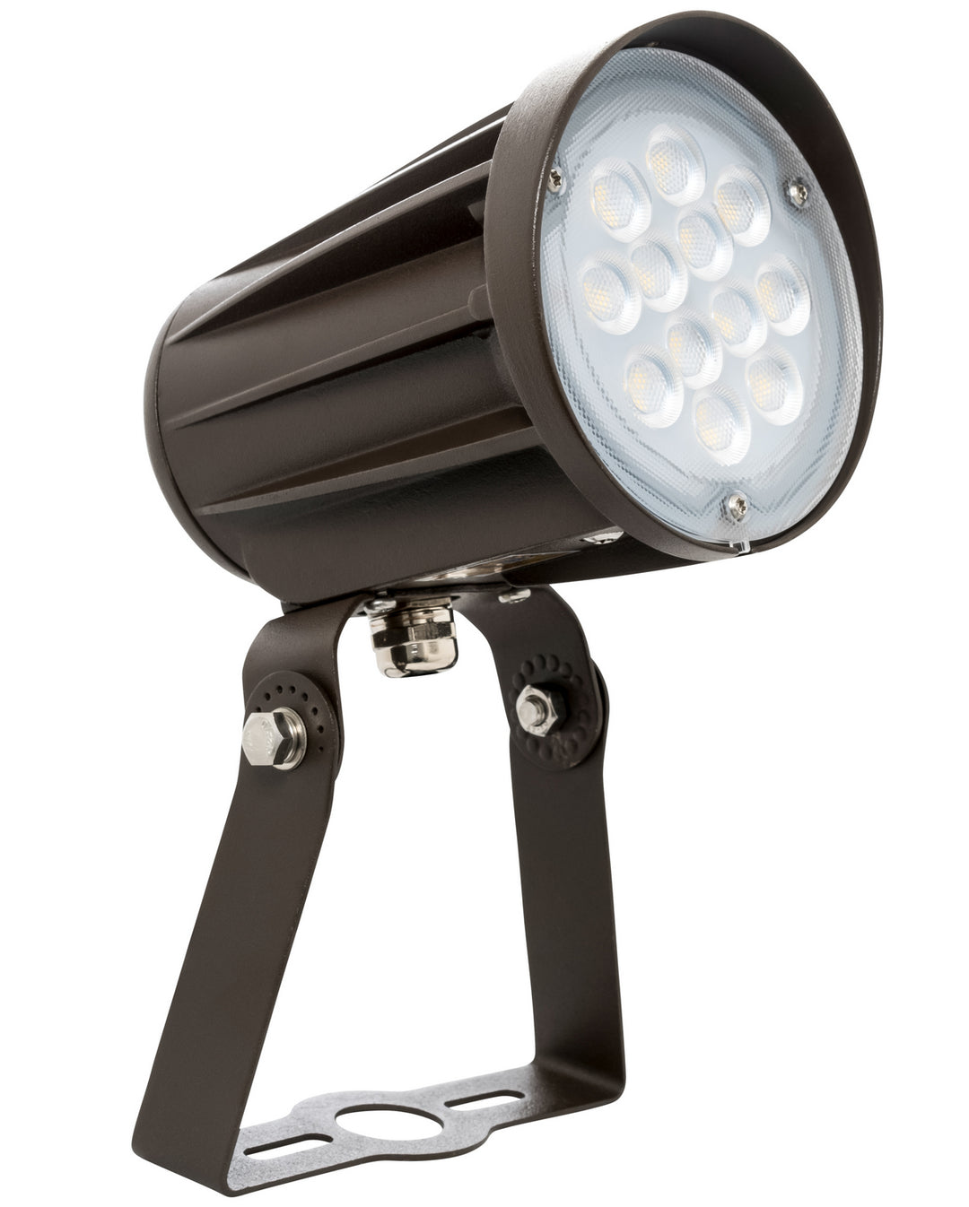 Westgate Lighting FLD2-15WW-TR  Led Bullet Flood Lights Landscape Light Bronze / Dark