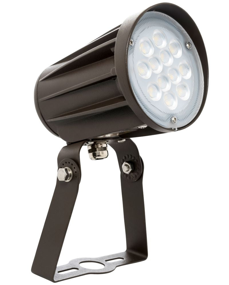 Westgate Lighting FLD2-28CW-TR  Led Bullet Flood Lights Landscape Light Bronze / Dark