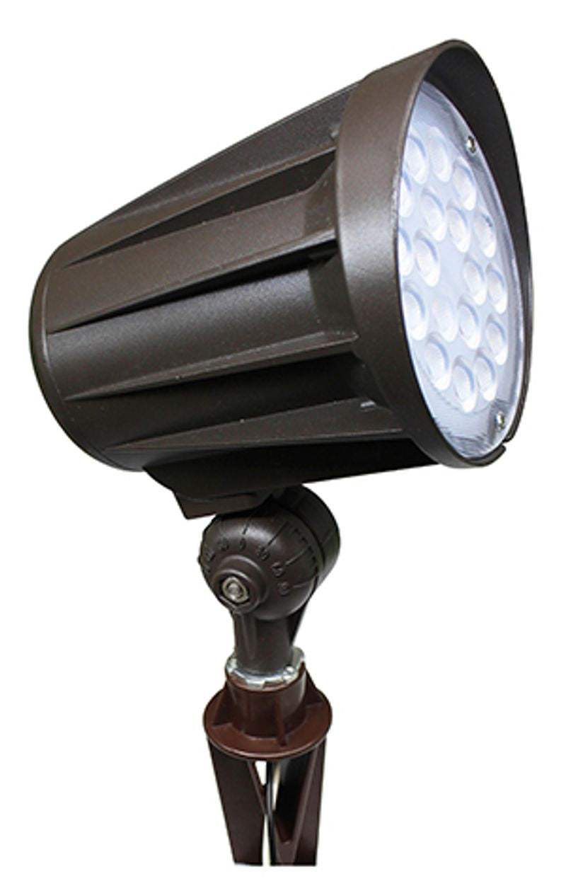 Westgate Lighting FLV12-32W-50K  Led Bullet Landscape Flood Light Landscape Light Bronze / Dark