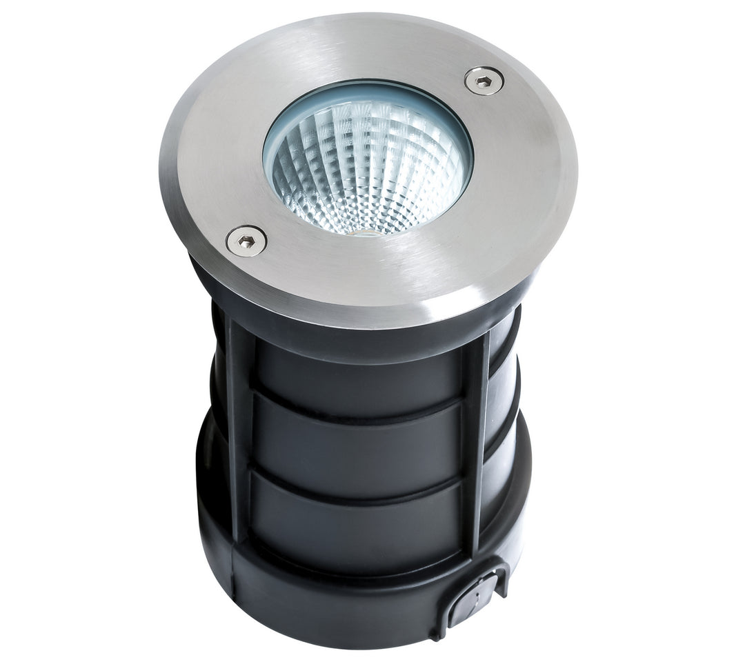 Westgate Lighting IGL-7W-30K  In-Ground Light Landscape Light Pewter, Nickel, Silver