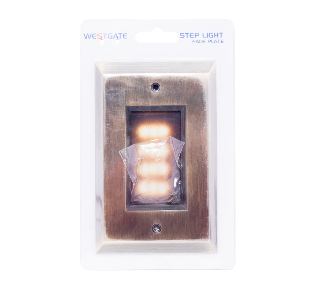 Westgate Lighting SLT-F-AZ  Trim For Step Egn Decor Bronze / Dark