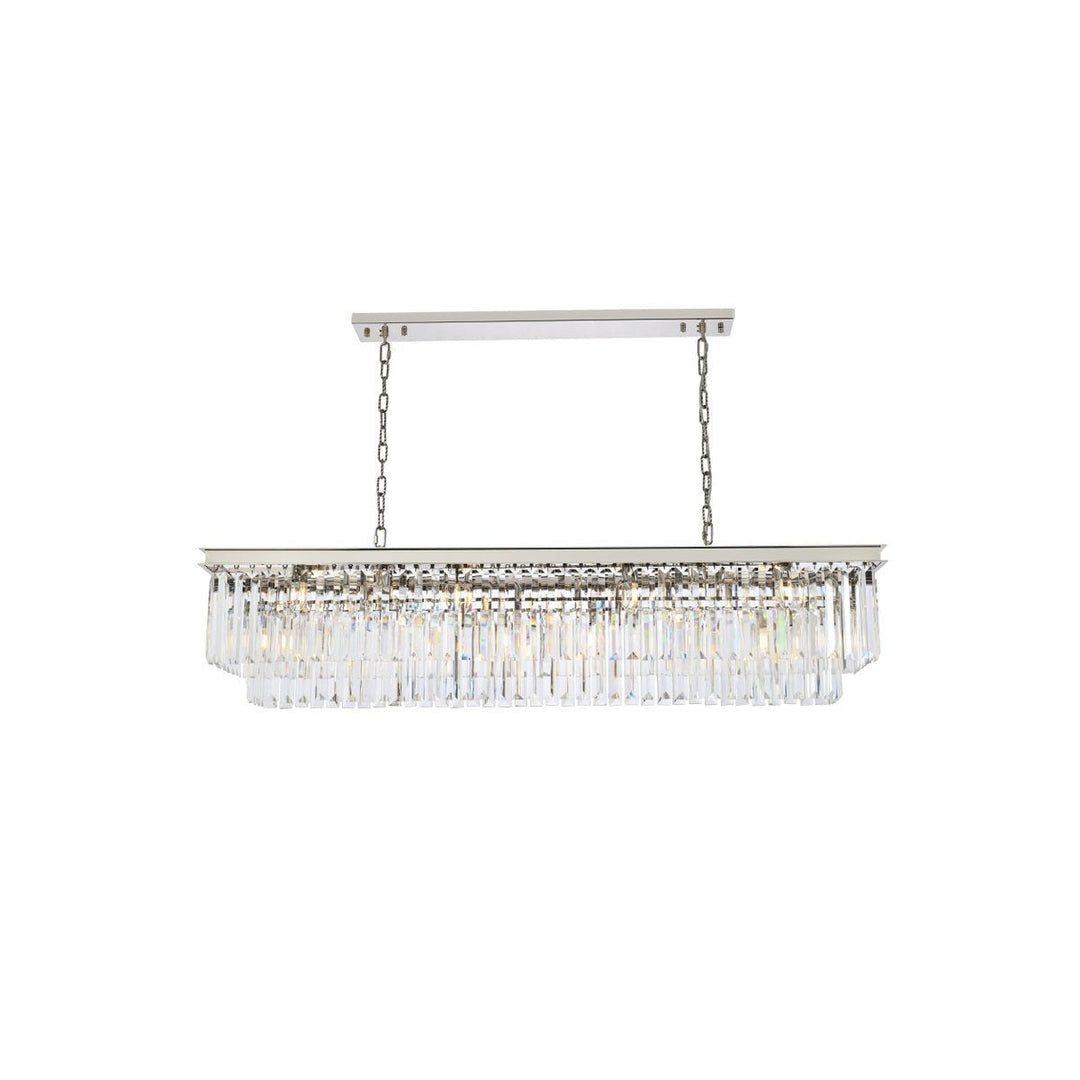 Elegant Sydney 1232D60PN/RC Pendant Light - Polished Nickel