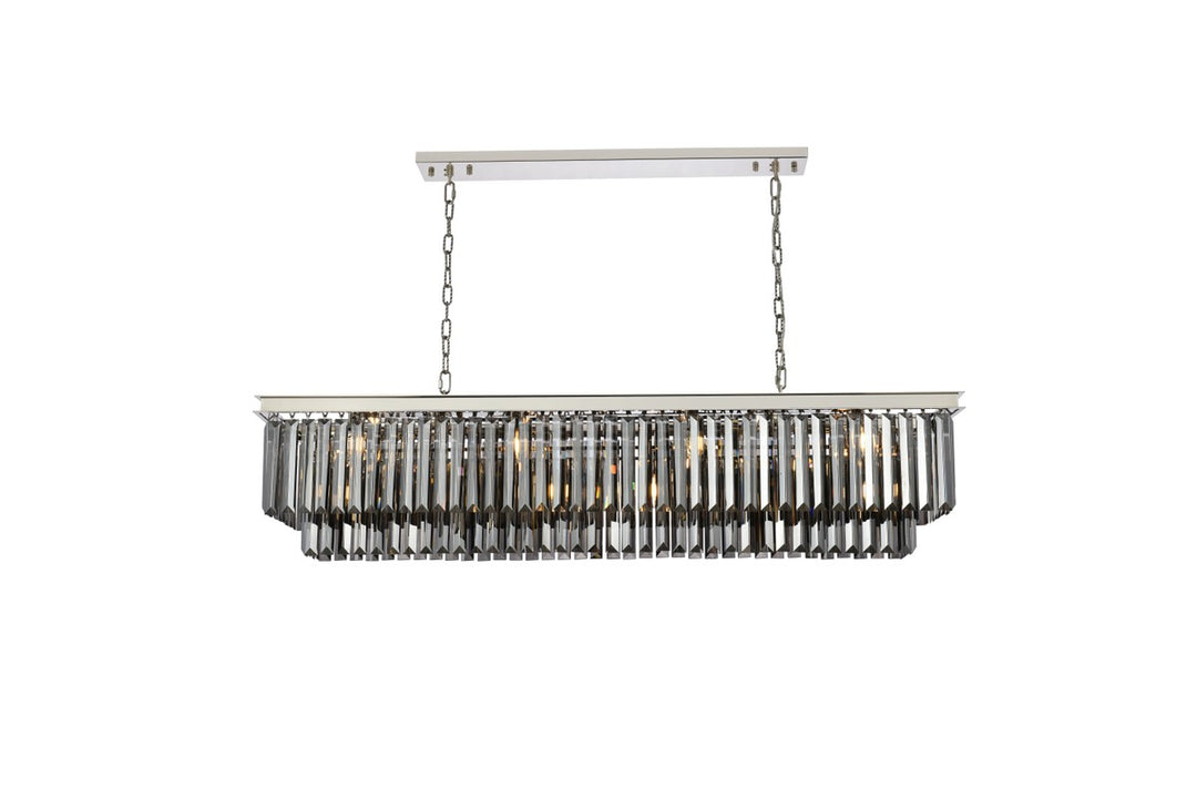 Elegant Sydney 1232D60PN-SS/RC Pendant Light - Polished Nickel