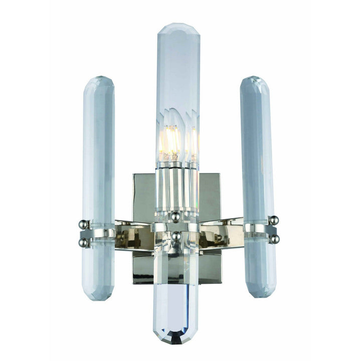 Elegant Lincoln 1530W10PN/RC Wall Sconce Light - Polished Nickel