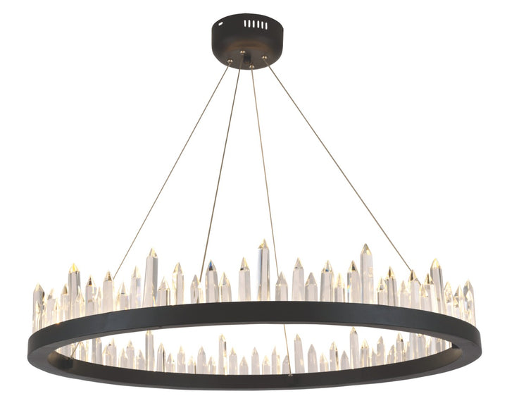 Elegant Malta 1705D31SDG Chandelier Light - Satin Dark Grey